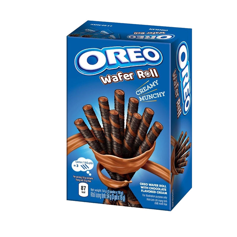 Bánh Oreo Chocolate Wafer Roll 20x54gr