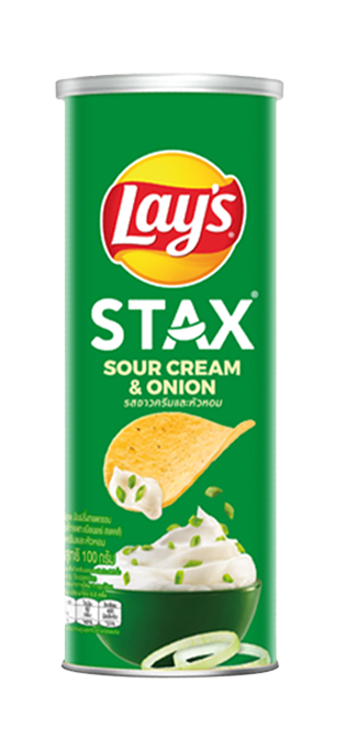 Lay's Stax Thái vị Kem Chua và Hành Tây 100g
