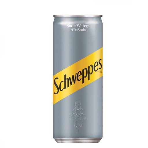 Nước Soda SCHWEPPES water 320ml 4x6 SLEEK CAN SF