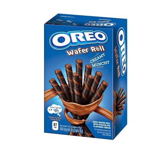 Bánh Oreo Chocolate Wafer Roll 20x54gr