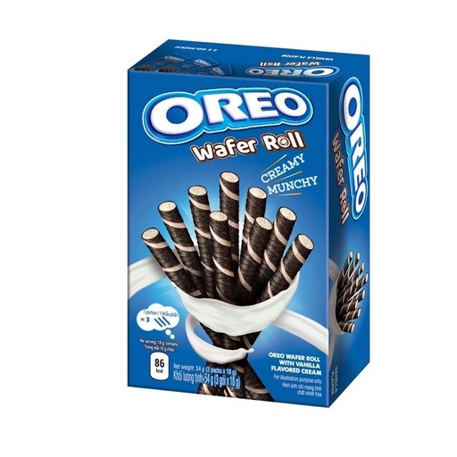 Bánh Oreo Vanilla Wafer Roll 20x54gr