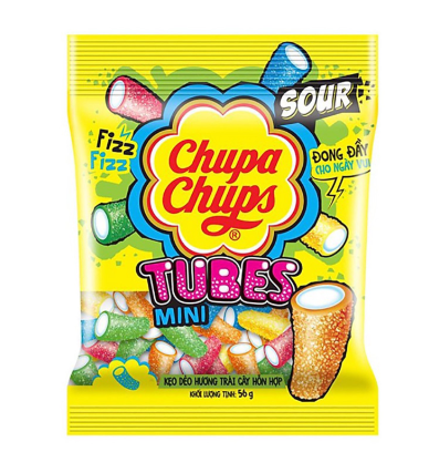 Kẹo Dẻo CC Mini Tube 24Túi x 16Gói x 24g