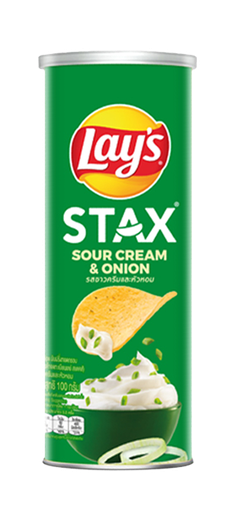 Lay's Stax Thái vị Kem Chua và Hành Tây 100g